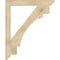 Ekena Millwork Merced Slat Rough Sawn Bracket, Douglas Fir, 4"W x 38"D x 46"H BKT04X38X46MRC06RDF - alternate 2